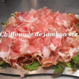 la chiffonade de jambon de chez P.Mouret